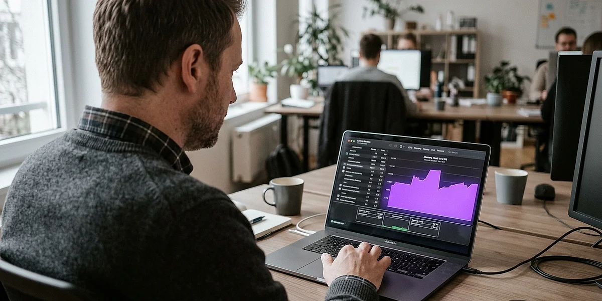 Unified Memory Architektur: MacBook Pro zeigt KI-Performance-Metriken